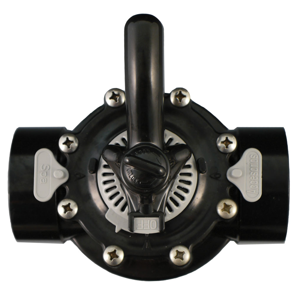 1 1/2 In X 2 In Diverter Valve-Black - VALVES